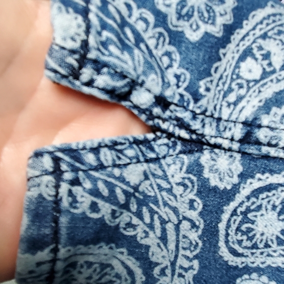 Kut From The Kloth Eva Ankle Skinny Bandana Print Jeans Size 2 - Picture 6 of 11